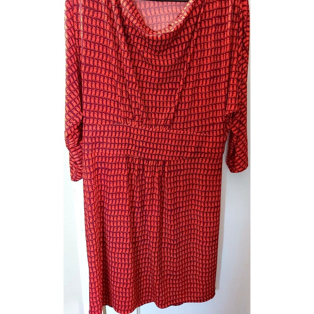 Coldwater Creek Dress 14 M Graphic Appeal Birds  $99 Career Workwear